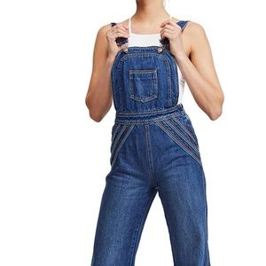 FREE PEOPLE ChasingRainbows Overall Jumpsuit